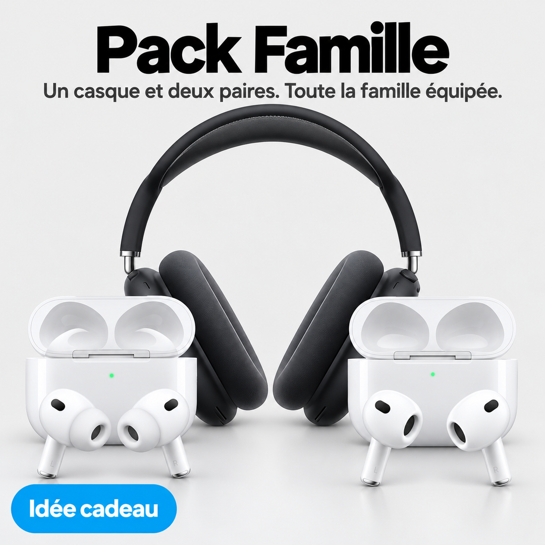Pack Famille : FullPods Max + Pro 3 + FullPods 4