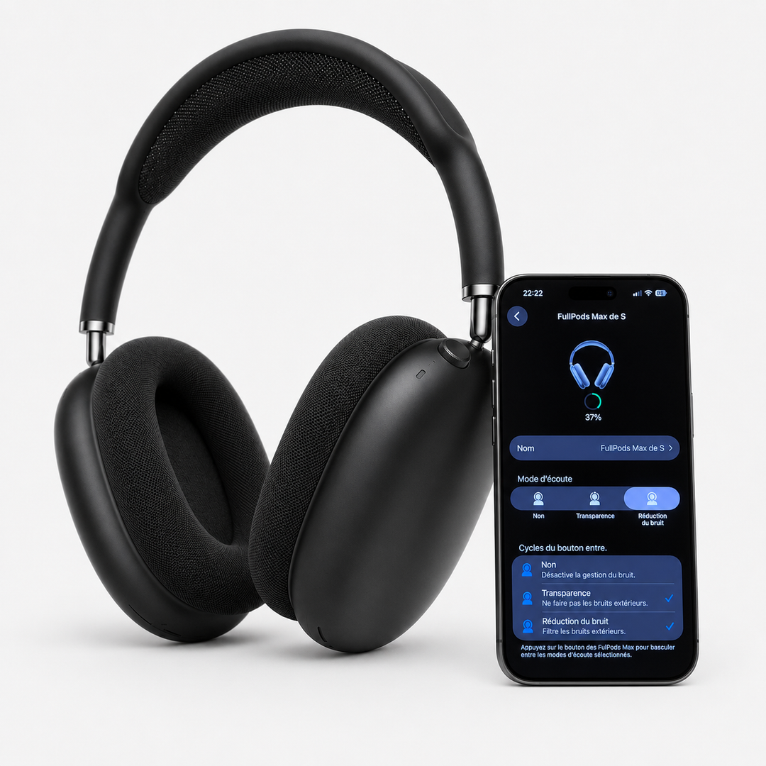 FullPods Max avec réduction de bruit active ANC